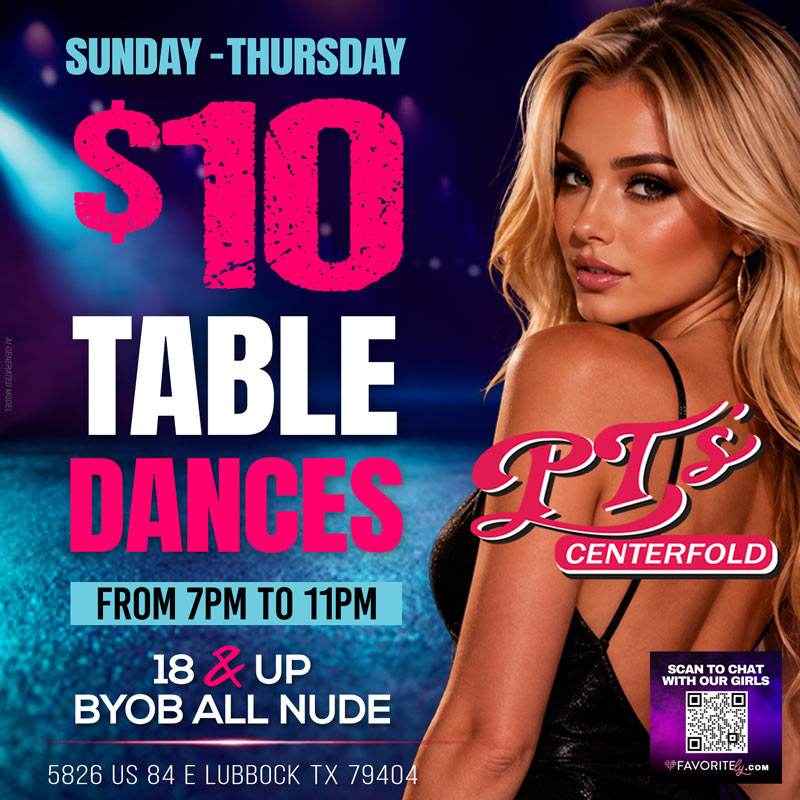 pts lubbock strip club dance specials