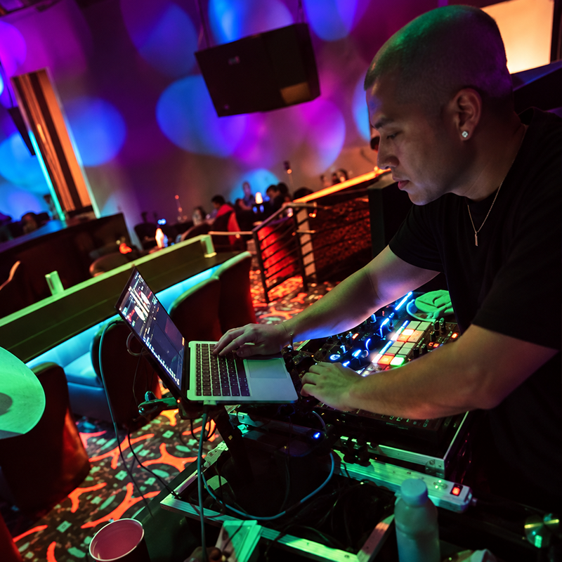 Live music and nightclub atmosphere